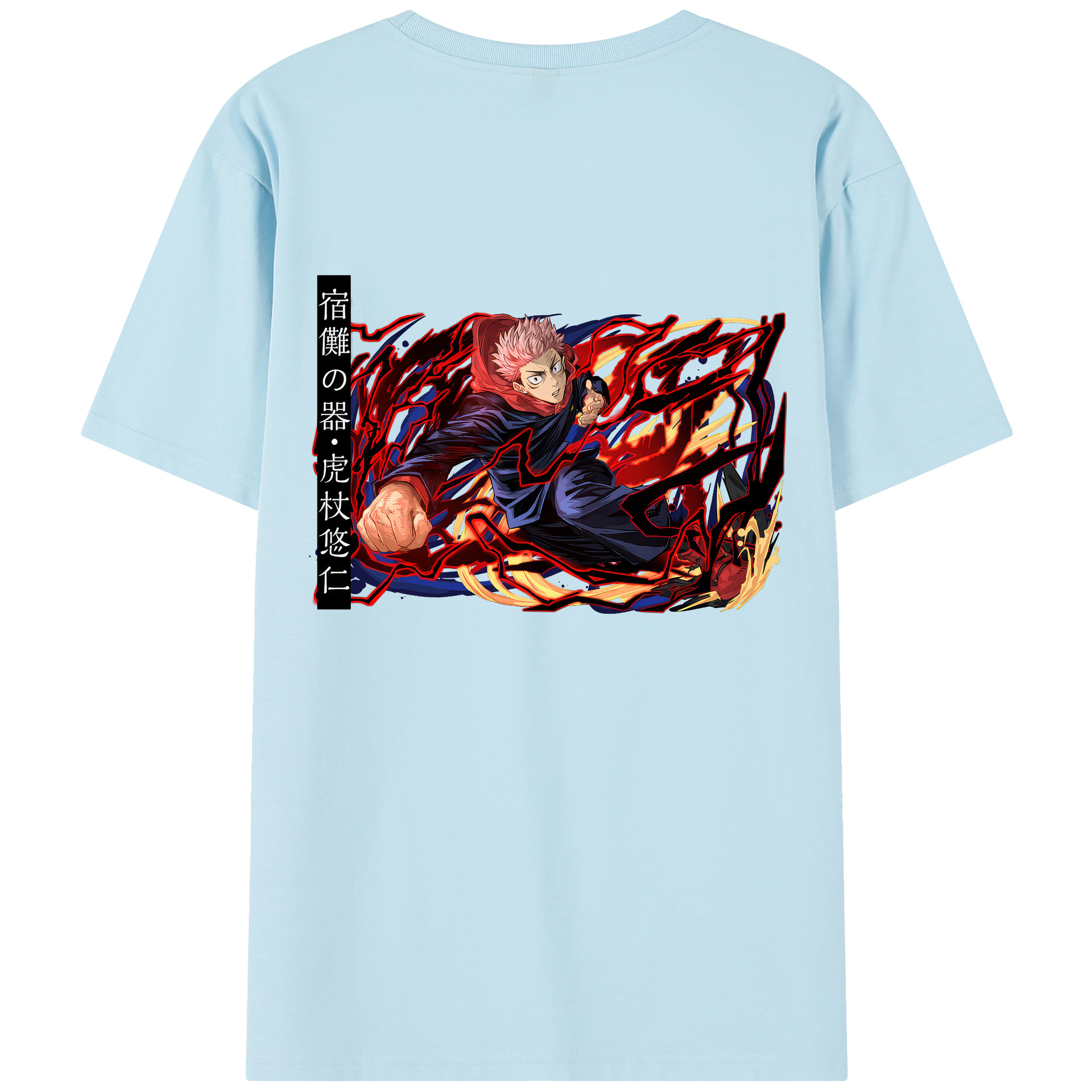 （画像用） 呪術廻戦 Jujutsu Kaisen 綿100％半袖Tシャツ（背面プリント）